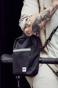 QiO Schultertasche "Pocket Bag Tom" M. Klickfix Adapterplatte -Fahrradzubehör Geschäft 5c30e5