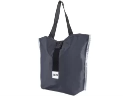 QiO Front-Shoppingtasche "LISA" Schwarz
