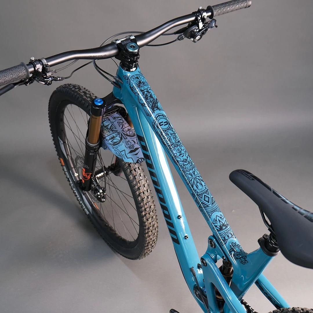 Unleazhed BP01 Frame Tatanka Black Glossy S Top Tube 2 Unleazhed BP01 Frame Tatanka Black Glossy S Top Tube – Bild 2